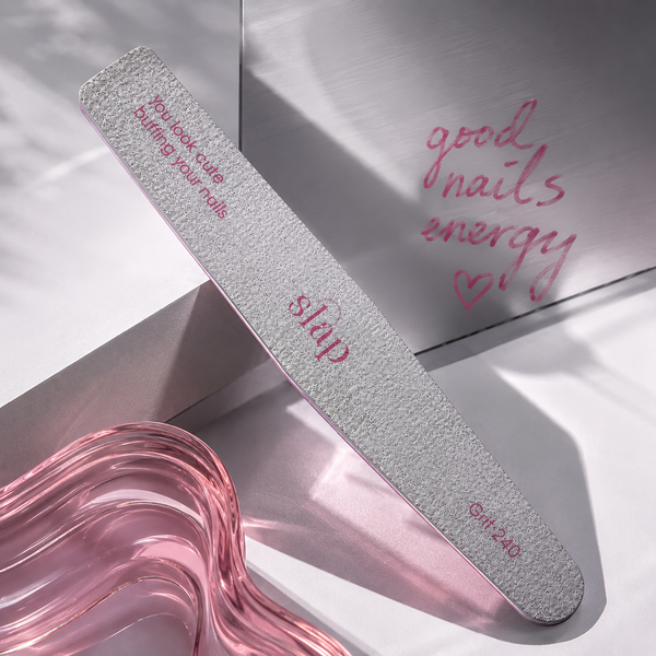 Slap Buffer — 240-grit nail buffer for smoothing the nail surface