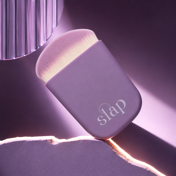 Slap Deluxe Brush — soft-bristle nail brush in lavender