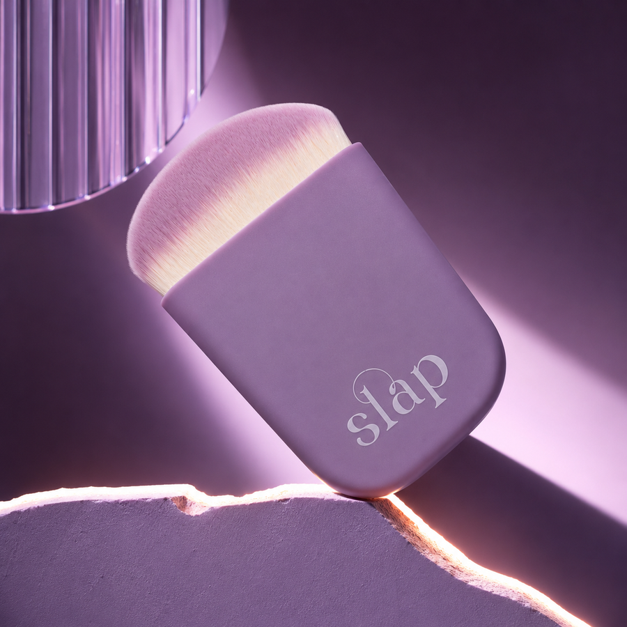 Slap Deluxe Brush — soft-bristle nail brush in lavender